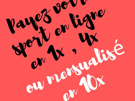 Mensualiser le paiement du sport